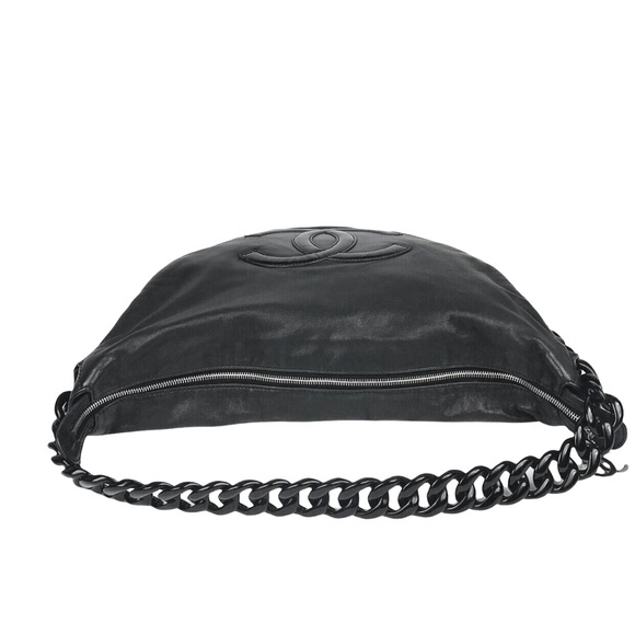 Chanel Lambskin Half Moon Chain Around Shoulder Bag - Picture 5 of 8